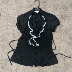 Dress Barn ruffle blouse